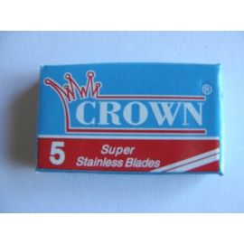 100 Crown Super Stainless Double Edge Safety Razor Blades 100 Crown Super Stainless Double Edge Safety Razor Blades