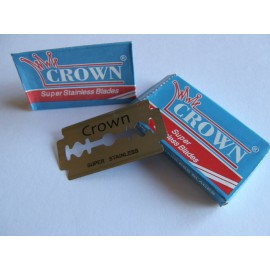 100 Crown Super Stainless Double Edge Safety Razor Blades 100 Crown Super Stainless Double Edge Safety Razor Blades