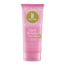 It Factor - Quick Blow Dry Conditioner - For Medium To Course Hair - Professional Grade Salon Quality Hair Care - Hairdresser Pros Love It - Enhanced Formula