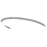 SAMKY Bridal Rhinestone Tiara Wedding Headband with Crystal for Bride\'s Hair Accessories