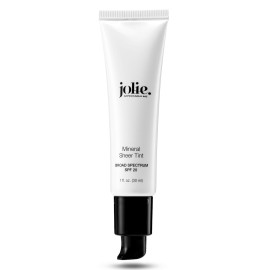 Jolie Mineral Sheer Tint SPF 20 Oil Free - Face Tinted Moisturizer - Hydration - Coverage - Sunscreen- Mineral Formula - Vegan (Medium) Jolie Mineral Sheer Tint SPF 20 Oil Free - Face Tinted Moisturizer - Hydration - Coverage - Sunscreen- Mineral Formula - Vegan (Medium)