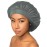 BT Luxury Wide Band Satin Bonnet Cap Gray, by Beauty Town