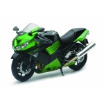 New Ray 2011 Kawasaki ZX-14 Ninja Green Motorcycle Model 1/12