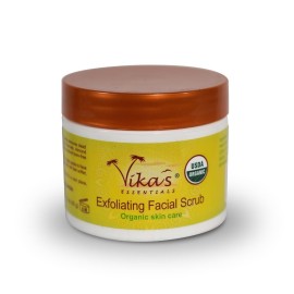 Vika\'s Essentials Certified Organic Exfoliating Facial Scrub
