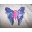 TY Beanie Babies Flitter the Butterfly - Periwinkle and Pink