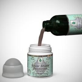 Silver Shield Deodorant 2X Refill - Original Formula | All Natural Colloidal Silver Deodorant | 4 oz. Refill