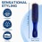 Giorgio Gentle Detangler Brush for Men - Dual Bristle Lengths for Thick and Fine Hair, Scalp Massager, Travel-Friendly, for All Hair Types Wet or Dry