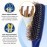 Giorgio Gentle Detangler Brush for Men - Dual Bristle Lengths for Thick and Fine Hair, Scalp Massager, Travel-Friendly, for All Hair Types Wet or Dry