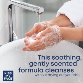 Kiss My Face Coconut Hand Soap, Tropical Moisture Cleanse, With Added Yarrow And Coconut Water, Easy To Use Hand Soap Pump, Coconut Scented, Cruelty Free & Vegan Soap, 9 Fl Oz Bottle