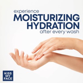 Kiss My Face Coconut Hand Soap, Tropical Moisture Cleanse, With Added Yarrow And Coconut Water, Easy To Use Hand Soap Pump, Coconut Scented, Cruelty Free & Vegan Soap, 9 Fl Oz Bottle