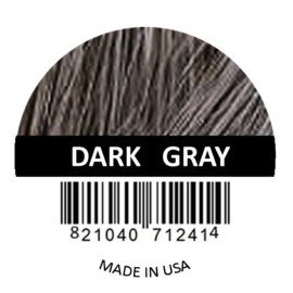 Samson Hair Fibers for Thinning Hair - 100% Undetectable Natural Formula - Completely Conceals Hair Loss in Seconds. Covers bald spots. Thicken your hair instantly - 25 Grams Refill (DARK GRAY)