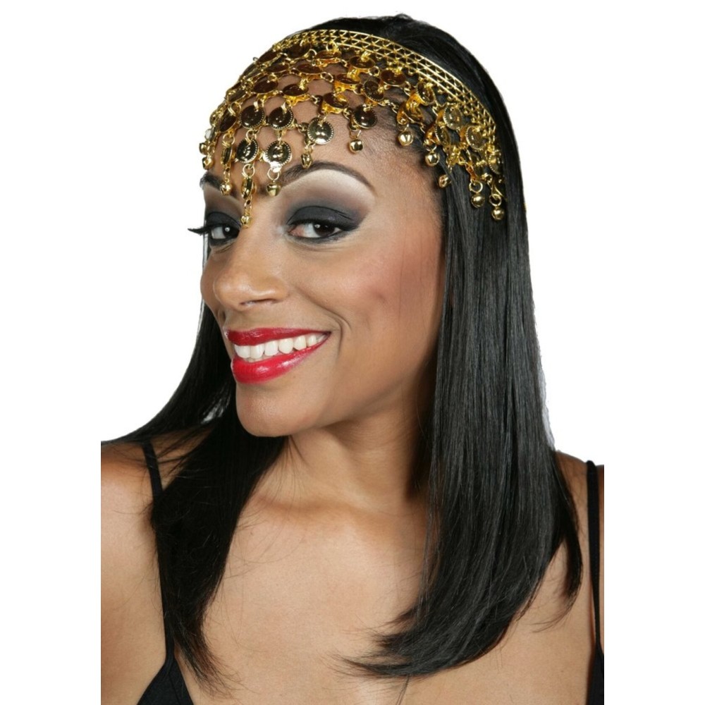 Belly Dance Coined Headband | Eastern Tika | GOLD