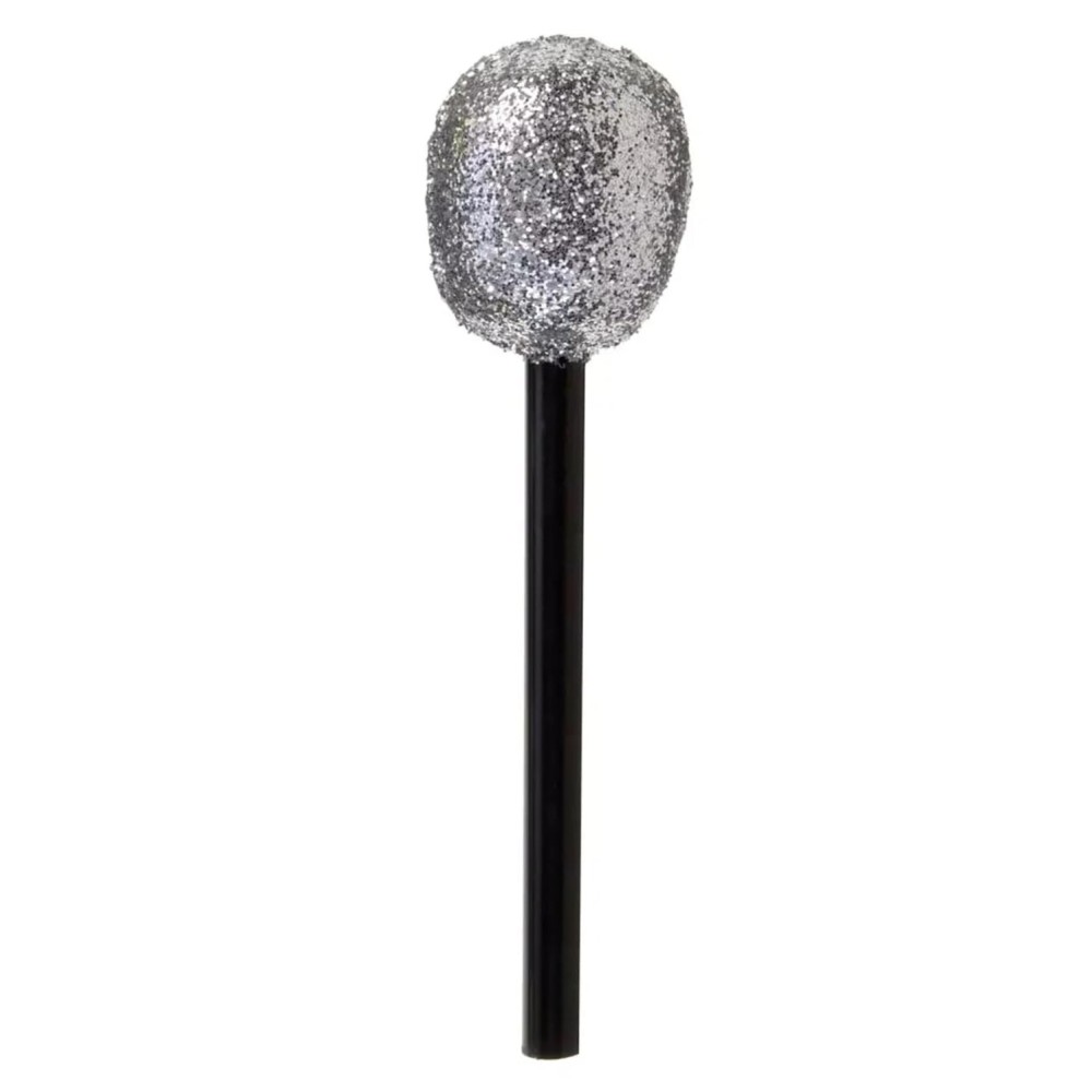 Rhode Island Novelty 10 Inch Glitter Microphone, One per Order