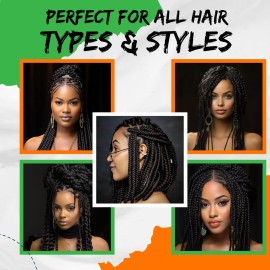 Black Queen Carrot Oil Sheen Spray - Vibrant Shine for 4C Hair, Locs, Braids, Twists - Lightweight, USA-Made, 8 oz
