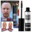 Blackbeard Formula X Beard Color for Men, Beard Filler for Men, One Day Beard Color, Temporary Hypoallergenic Beard Tint, Mustache, Eyebrow & Sideburns, Hair Color Touch Up, Brown/Auburn, 3 Pack