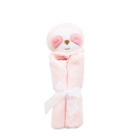 Angel Dear - Pink Sloth, Blankie
