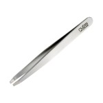 Rubis Universal Stainless Steel Tweezers with Straight Tips for Precise Eyebrows and Hair Removal, 1K302,Rubis Switzerland Swiss Made World Renowned Precision