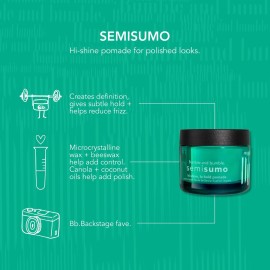Bumble and bumble. Semisumo Hi-Shine Pomade | Anti Frizz | Subtle Hold, Hi-shine Finish | Curly, Wavy, Straight, 1.5 Ounce Bumble and bumble. Semisumo Hi-Shine Pomade | Anti Frizz | Subtle Hold, Hi-shine Finish | Curly, Wavy, Straight, 1.5 Ounce