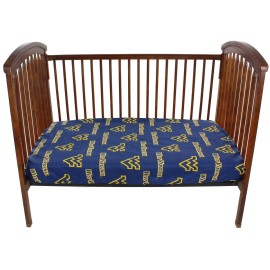 College Covers West Virginia Mountaineers Pair of Fitted Crib Sheets, 28 x 52 x 6, Team Color