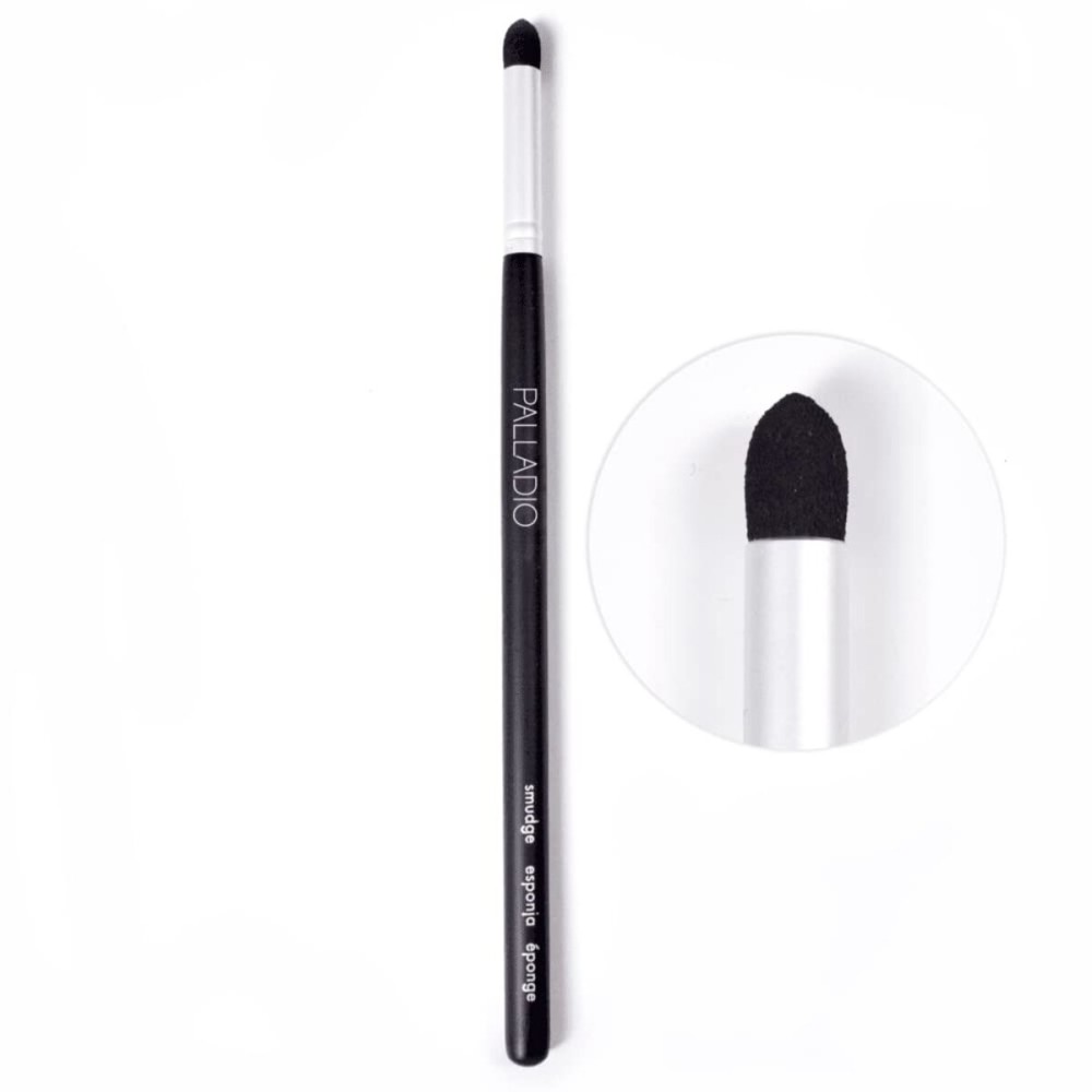 Palladio Smudge Brush, Pointed Sponge Applicator Flawless Blending, Smooth Finish, Synthetic Sponge, Soft Feel, Comfortable Grip, Professional Application Palladio Smudge Brush, Pointed Sponge Applicator Flawless Blending, Smooth Finish, Synthetic Sponge, Soft Feel, Comfortable Grip, Professional Application