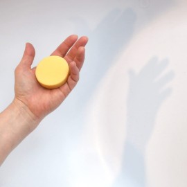 Seattle Sundries Herbal Lemon Natural Bar Lotion with Beeswax & Shea Butter, 2x (1.15oz) Solid Lotion in Travel Tins, Concentrated - Lotion Set for Women from