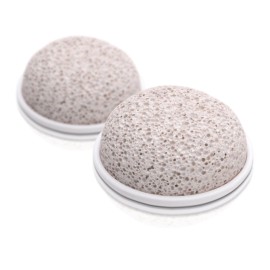 Replacement Heads (2 Pack) for The Professional Skin Care System by ToiletTree Products (Pumice Stone)