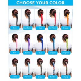 Wrapter Sports & Motorcycle Ponytail Wrap (Black)