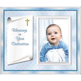 Expressly Yours! Photo Expressions Baby Blessing Dedication Picture Frame Gift Blessings on Your Dedication - Boy