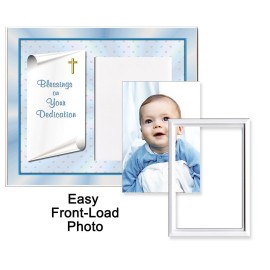 Expressly Yours! Photo Expressions Baby Blessing Dedication Picture Frame Gift Blessings on Your Dedication - Boy