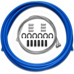 Universal Bicycle Brake Cable Kit for Bicycle Mountain Road Bike Repair (Blue,9.8ft)