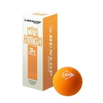 Dunlop Sports Mini Squash Ball, Orange, 3-Ball Pack
