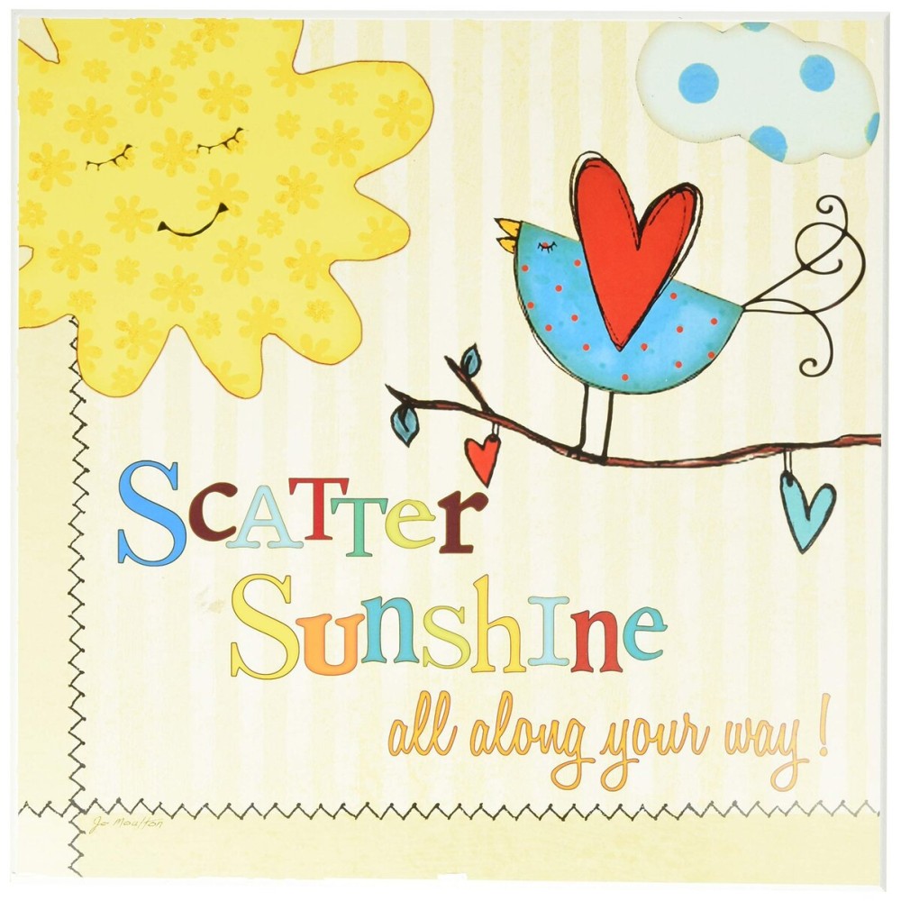 The Kids Room by Stupell Scatter Sunshine All Along Your Way Square Wall Plaque