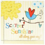 The Kids Room by Stupell Scatter Sunshine All Along Your Way Square Wall Plaque