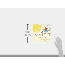 The Kids Room by Stupell Scatter Sunshine All Along Your Way Square Wall Plaque