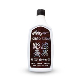 Kuro Sumi - Black Outlining Tattoo Ink - Permanent Tattoo Ink & Supplies for Outlining & Shading - Skin-Safe & Professional Grade - Vegan (12 oz)