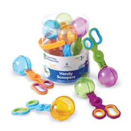 Learning Resources Handy Scoopers - Sensory Bin Sand Toys, Fine Motor, Montessori for Kids, Plastic Tweezers, Therapy Games for Toddler, Homeschool Preschool Supplies, Gifts for Boys and Girls Learning Resources Handy Scoopers - Sensory Bin Sand Toys, Fine Motor, Montessori for Kids, Plastic Tweezers, Therapy Games for Toddler, Homeschool Preschool Supplies, Gifts for Boys and Girls