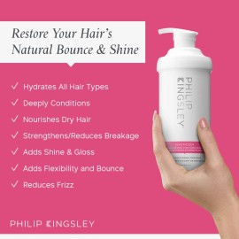 PHILIP KINGSLEY - Elasticizer | Deep Conditioner | Repair Hair Mask Treatment for All Hair Types | Pre-Shampoo Deep Conditioning Mask | Hydrates, Adds Shine and Reduces Breakage and Frizz | 16.9oz PHILIP KINGSLEY - Elasticizer | Deep Conditioner | Repair Hair Mask Treatment for All Hair Types | Pre-Shampoo Deep Conditioning Mask | Hydrates, Adds Shine and Reduces Breakage and Frizz | 16.9oz