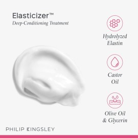 PHILIP KINGSLEY - Elasticizer | Deep Conditioner | Repair Hair Mask Treatment for All Hair Types | Pre-Shampoo Deep Conditioning Mask | Hydrates, Adds Shine and Reduces Breakage and Frizz | 16.9oz PHILIP KINGSLEY - Elasticizer | Deep Conditioner | Repair Hair Mask Treatment for All Hair Types | Pre-Shampoo Deep Conditioning Mask | Hydrates, Adds Shine and Reduces Breakage and Frizz | 16.9oz