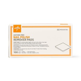 Medline Pad, Remover, Nail Polish (Pack of 100) Medline Pad, Remover, Nail Polish (Pack of 100)