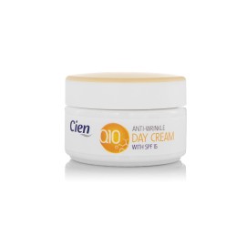Cien Anti-Wrinkle Anti-Age Day Cream with Q10 and Vitamin E with UV Filter 50 ml