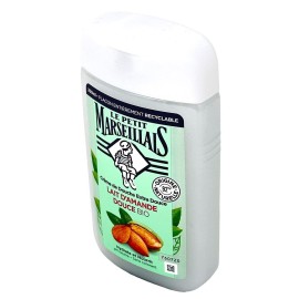 Le Petit Marseillais 1 Bottle of Body Wash Your Choice, French Shower Cream 6 Varieties 250ml (8.4oz) (Lait d\'Amande Douce (Sweet Almond Milk))