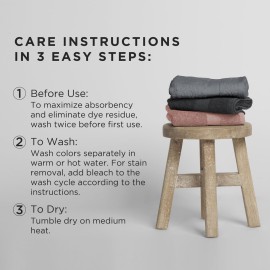 Fromm ColorSafe 100% Cotton Bleach Proof Salon Hair Towels, for Hairstylists, Barbers, Spa, Gym, Absorbent and Stain-Resistant Brown Towels for Drying Long, Curly, or Wavy Hair, 16 x 29, 6 Pack