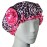 Kella Milla Stylish Satin Shower Cap - Pink Leopard