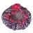 Kella Milla Stylish Satin Shower Cap - Pink Leopard