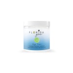Sea Salt Body Scrub by Florida Suncare - Ocean Salt Body Polish Infused with Marine Algae - Exfoliating Face and Body Scrub - Facial Scrub Exfoliator to Tackle Acne (Key Lime, 3.3 oz)