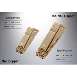 World No. 1, Three Seven 777 Travel Manicure Pedicure Grooming Kit Set - Nail Clipper (Total 18 Pcs, Model: TS-6000BG), Lifetime Warranty - Made in Korea, Since 1975