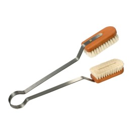 Redecker Goat Hair Leaf Cleaning Brush with Oiled Pearwood Handle, Dust Removal for Houseplants, 13-3/4-Inches Redecker Goat Hair Leaf Cleaning Brush with Oiled Pearwood Handle, Dust Removal for Houseplants, 13-3/4-Inches