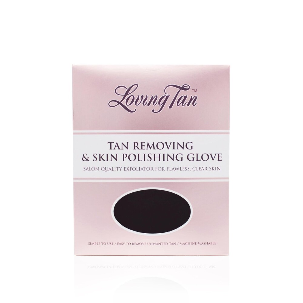 Loving Tan Reusable Self Tanner Removing & Skin Polishing Glove, Exfoliating With Light & Heavy Options, Washable & Durable Design, Suited for All Skin Types - 1 ct. Loving Tan Reusable Self Tanner Removing & Skin Polishing Glove, Exfoliating With Light & Heavy Options, Washable & Durable Design, Suited for All Skin Types - 1 ct.