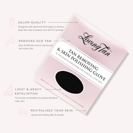 Loving Tan Reusable Self Tanner Removing & Skin Polishing Glove, Exfoliating With Light & Heavy Options, Washable & Durable Design, Suited for All Skin Types - 1 ct. Loving Tan Reusable Self Tanner Removing & Skin Polishing Glove, Exfoliating With Light & Heavy Options, Washable & Durable Design, Suited for All Skin Types - 1 ct.