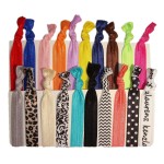 Kenz Laurenz No Crease Hair Ties - NEW 20 Pack Prints and Solids Assortment